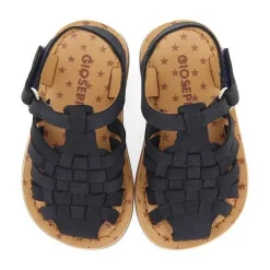 Gioseppo Bebe |Sandalias Bebe Nina<Sandalias Estilo Cangrejo Piel Azul Marino Para Bebe Harrah