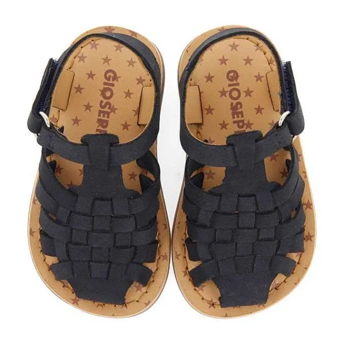 Gioseppo Bebe |Sandalias Bebe Nina<Sandalias Estilo Cangrejo Piel Azul Marino Para Bebe Harrah