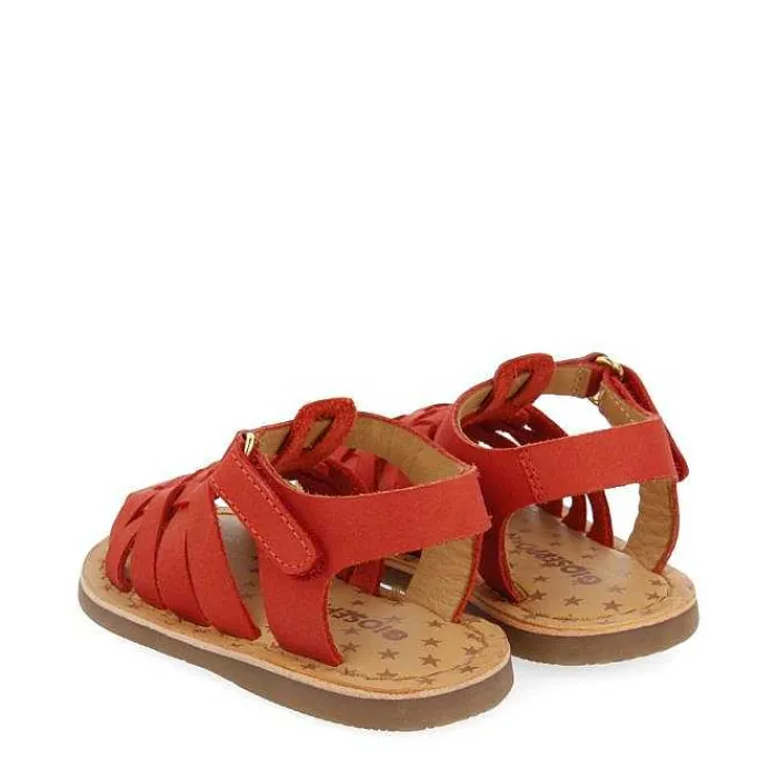 Gioseppo Bebe |Sandalias Bebe Nina<Sandalias Estilo Cangrejo De Piel Roja Harrah