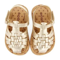 Gioseppo Bebe |Sandalias Bebe Nina<Sandalias Estilo Cangrejo De Piel Dorada Para Bebe Harrah