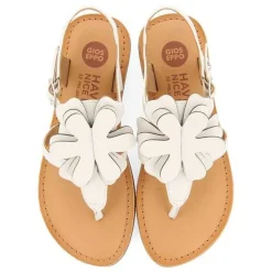 Gioseppo Niñas |Sandalias<Sandalias Estilo Griego De Piel Blanca Con Decoracion De Flores Para Nina Y Nino Suke