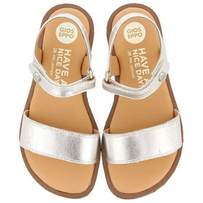 Gioseppo Niñas |Sandalias<Sandalias Estilo Griego Piel Plata Para Nina Y Nino Malfa