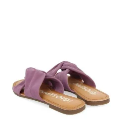 Gioseppo Sandalias Planas<Sandalias Estilo Pala De Piel Malva Para Mujer Agira