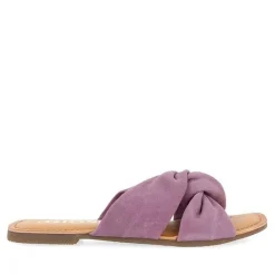 Gioseppo Sandalias Planas<Sandalias Estilo Pala De Piel Malva Para Mujer Agira