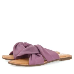 Gioseppo Sandalias Planas<Sandalias Estilo Pala De Piel Malva Para Mujer Agira