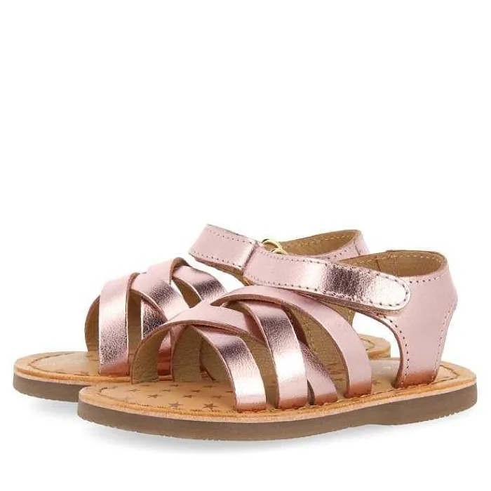 Gioseppo Bebe |Sandalias Bebe Nina<Sandalias Estilo Romana Piel Bebe Rosa Fleury