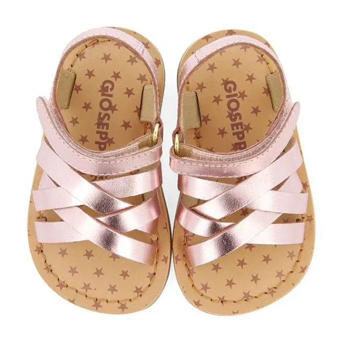 Gioseppo Bebe |Sandalias Bebe Nina<Sandalias Estilo Romana Piel Bebe Rosa Fleury