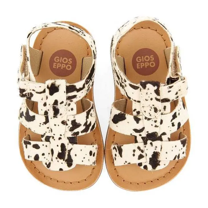 Gioseppo Bebe |Sandalias Bebe Nina<Sandalias Estilo Romanas De Piel Con Estampado Animal Para Bebe Generac