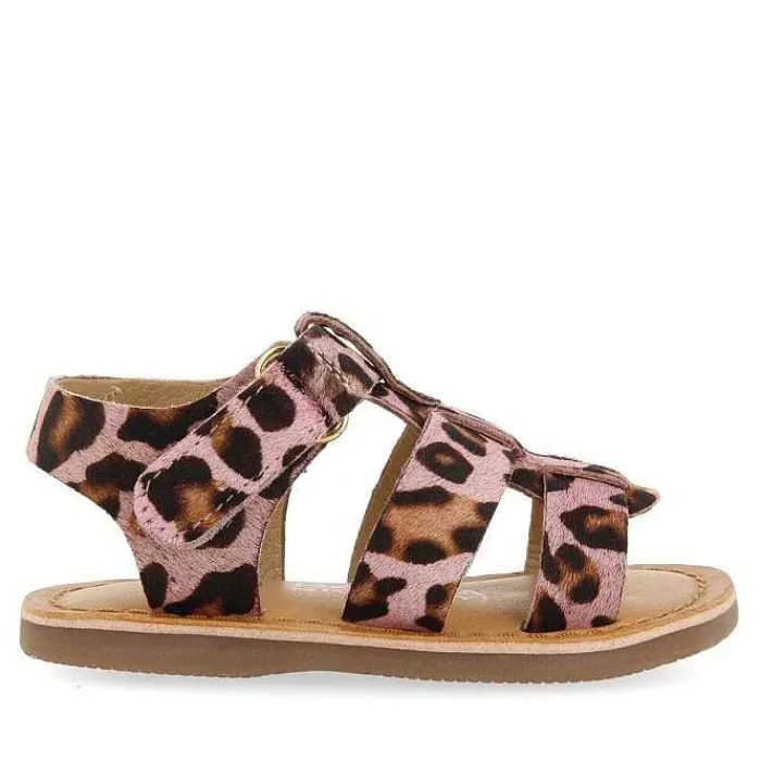 Gioseppo Bebe |Sandalias Bebe Nina<Sandalias Estilo Romanas De Piel Con Estampado Animal Para Bebe Generac