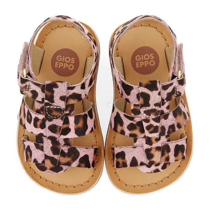Gioseppo Bebe |Sandalias Bebe Nina<Sandalias Estilo Romanas De Piel Con Estampado Animal Para Bebe Generac