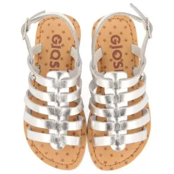 Gioseppo Niñas |Sandalias<Sandalias Estilo Romano Piel Plata Nina Y Nino Leni