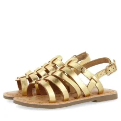 Gioseppo Niñas |Sandalias<Sandalias Estilo Romano Piel Dorada Nina Y Nino Leni