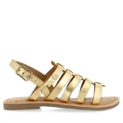 Gioseppo Niñas |Sandalias<Sandalias Estilo Romano Piel Dorada Nina Y Nino Leni