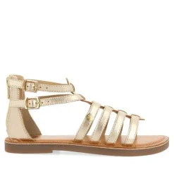 Gioseppo Niñas |Sandalias<Sandalias Estilo Romano Piel Plata Nina Y Nino Benicia