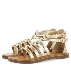 Gioseppo Niñas |Sandalias<Sandalias Estilo Romano Piel Plata Nina Y Nino Benicia