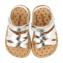 Gioseppo Bebe |Sandalias Bebe Nina<Sandalias Estilo Romano Piel Plata Para Bebe Fleury