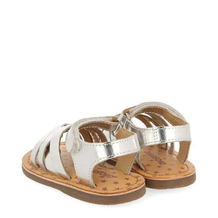 Gioseppo Bebe |Sandalias Bebe Nina<Sandalias Estilo Romano Piel Plata Para Bebe Fleury