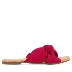 Gioseppo Sandalias Planas<Sandalias Estilo Slance De Piel Fucsia Para Mujer Agira