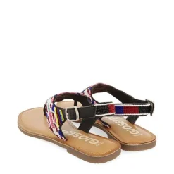 Gioseppo Sandalias Planas<Sandalias Etnicas Con Piedras Multicolor Para Mujer Saitash
