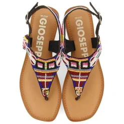 Gioseppo Sandalias Planas<Sandalias Etnicas Con Piedras Multicolor Para Mujer Saitash