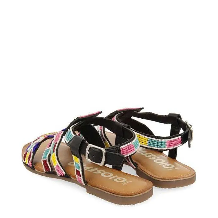 Gioseppo Sandalias Planas<Sandalias Etnicas De Piedra Multicolor Para Mujer Raccuja