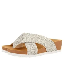 Gioseppo Chancletas<Sandalias Gearhart De Mujer Con Tiras Metalicas Y Cuña