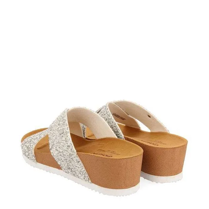 Gioseppo Chancletas<Sandalias Gearhart De Mujer Con Tiras Metalicas Y Cuña