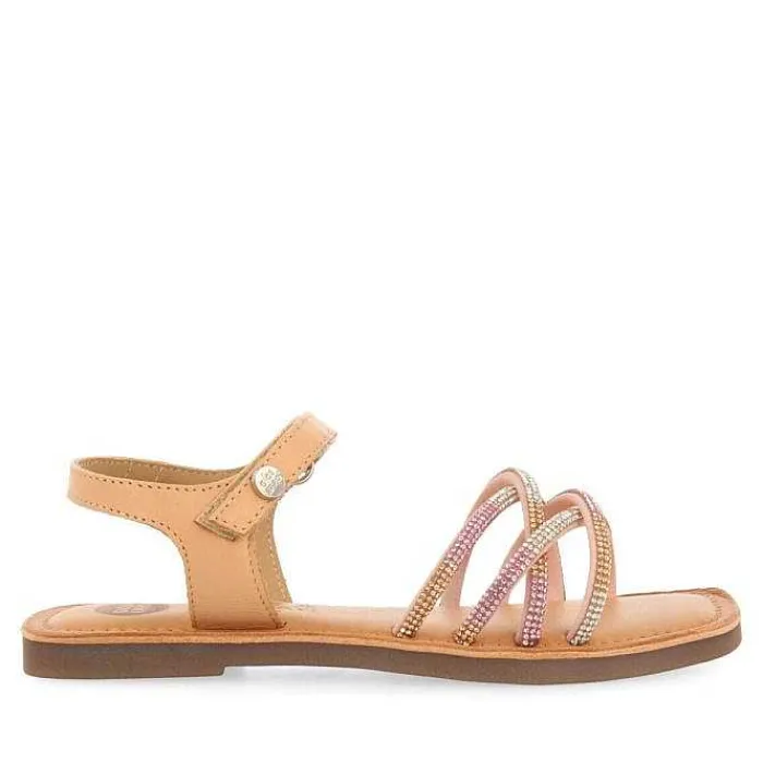 Gioseppo Niñas |Sandalias<Sandalias Lixy Nina De Piel Tintada Con Cristales