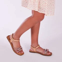 Gioseppo Niñas |Sandalias<Sandalias Lixy Nina De Piel Tintada Con Cristales