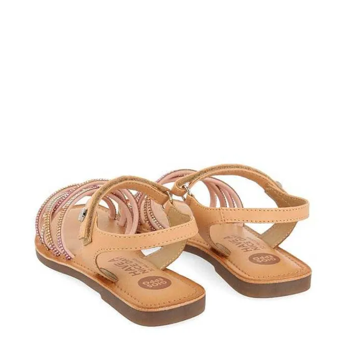 Gioseppo Niñas |Sandalias<Sandalias Lixy Nina De Piel Tintada Con Cristales