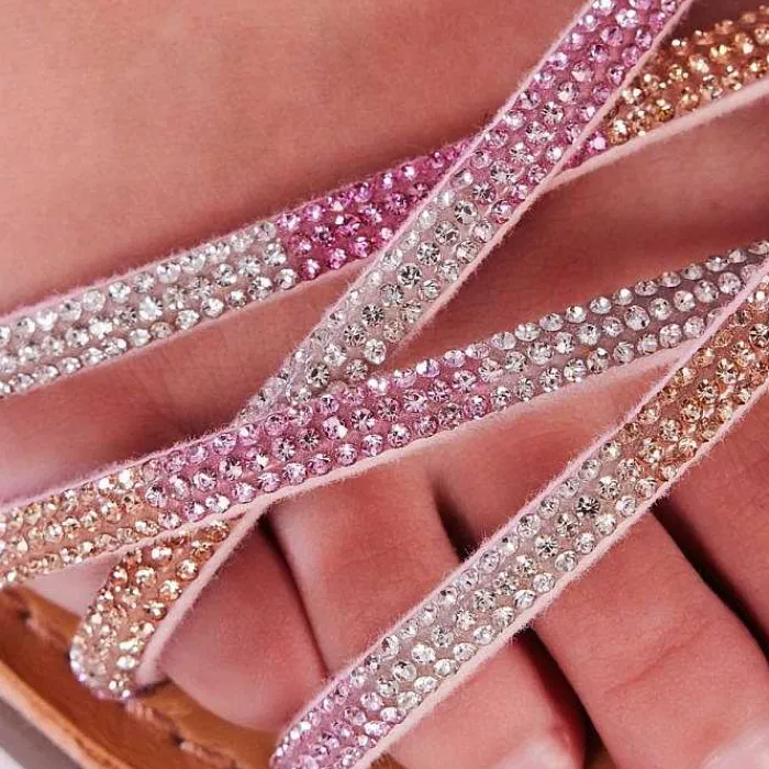Gioseppo Niñas |Sandalias<Sandalias Lixy Nina De Piel Tintada Con Cristales