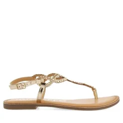 Gioseppo Sandalias Planas<Sandalias Merignas De Mujer Con Tiras Trenzadas Blancas.