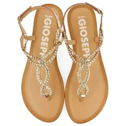 Gioseppo Sandalias Planas<Sandalias Merignas De Mujer Con Tiras Trenzadas Blancas.