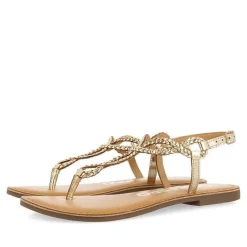 Gioseppo Sandalias Planas<Sandalias Merignas De Mujer Con Tiras Trenzadas Blancas.