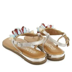Gioseppo Sandalias Planas<Sandalias Mujer De Piel Chapada Con Pasamadas Multicolor Estilo Griego Hayle