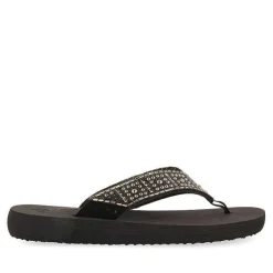 Gioseppo Chancletas<Sandalias Negras Adorno De Cristal Para Mujer Ashland