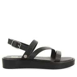Gioseppo Niñas |Sandalias<Sandalias Negras De Piel Con Tiras Y Suela Con Volumen Para Nina Y Nino Coulee
