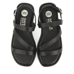 Gioseppo Niñas |Sandalias<Sandalias Negras De Piel Con Tiras Y Suela Con Volumen Para Nina Y Nino Coulee