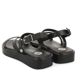 Gioseppo Niñas |Sandalias<Sandalias Negras De Piel Con Tiras Y Suela Con Volumen Para Nina Y Nino Coulee