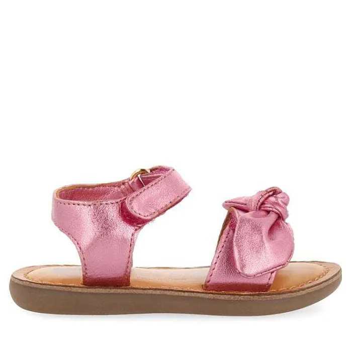 Gioseppo Bebe |Sandalias Bebe Nina<Sandalias Nina Panay Piel Metalizada Fucsia