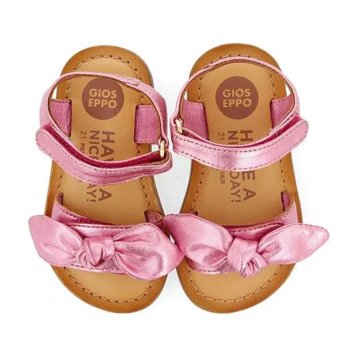 Gioseppo Bebe |Sandalias Bebe Nina<Sandalias Nina Panay Piel Metalizada Fucsia