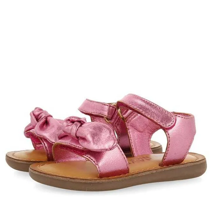 Gioseppo Bebe |Sandalias Bebe Nina<Sandalias Nina Panay Piel Metalizada Fucsia