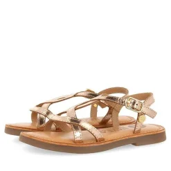 Gioseppo Niñas |Sandalias<Sandalias Nina Tilly De Piel Metalizada Y Latina