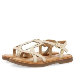 Gioseppo Niñas |Sandalias<Sandalias Nina Tilly Piel Metalizada Blanco Roto