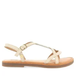 Gioseppo Niñas |Sandalias<Sandalias Nina Vareza Piel Metalizada Blanco Roto