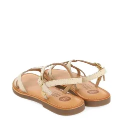 Gioseppo Niñas |Sandalias<Sandalias Nina Vareza Piel Metalizada Blanco Roto