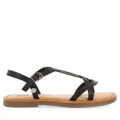 Gioseppo Niñas |Sandalias<Sandalias Nina Vareza Piel Metalizada Negro