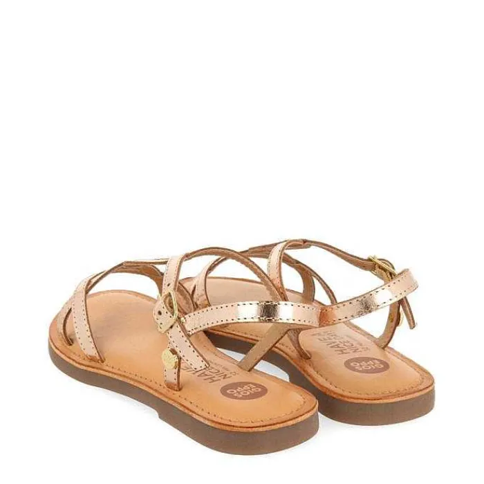 Gioseppo Niñas |Sandalias<Sandalias Nina Vareza Piel Metalizadalatina