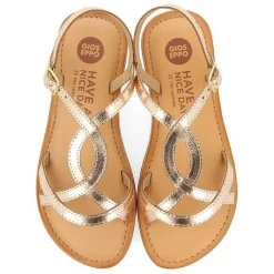 Gioseppo Niñas |Sandalias<Sandalias Nina Vareza Piel Metalizadalatina