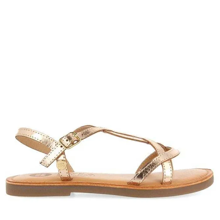Gioseppo Niñas |Sandalias<Sandalias Nina Vareza Piel Metalizadalatina